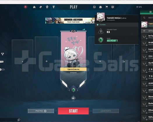 İLK SAHİBİ YÜCE 1 HİGH MMR SMURFLUK TERTEMİZ HESAP