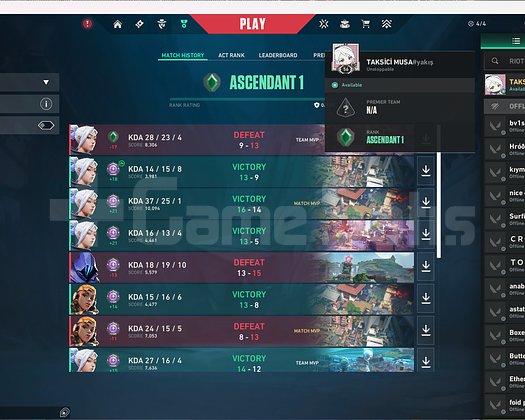 İLK SAHİBİ YÜCE 1 HİGH MMR SMURFLUK TERTEMİZ HESAP