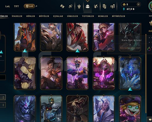 TR MASTER  37 CHAMP, 15 SKIN +68K M.Ö