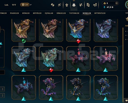 TR MASTER  37 CHAMP, 15 SKIN +68K M.Ö
