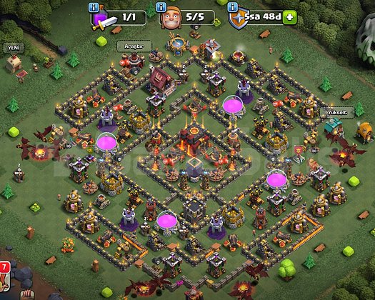 Coc+ClashRoyale 1TAŞTA2KUŞ HESABI ON NUMARA