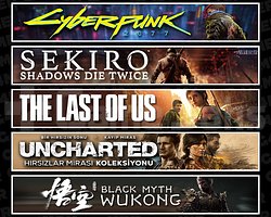 Cyberpunk + Sekiro + TLOU1 + Uncharted + Wukong