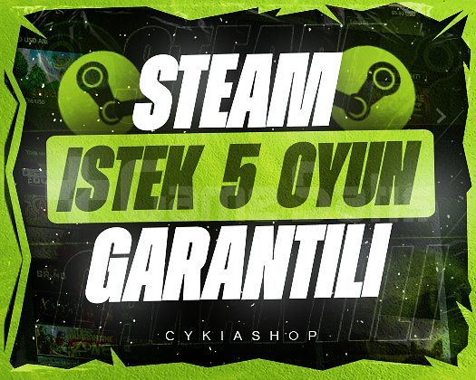 İSTEDİĞİNİZ 5 OYUN | GARANTİ