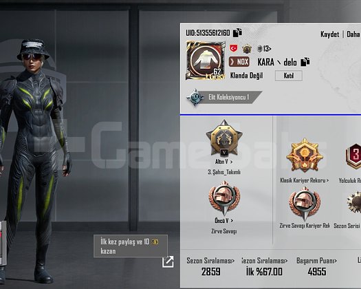 DEĞERİNDE PUBG MOBİLE HESABI