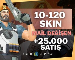 10-120 SKİN | MAİL DEĞİŞEN | UVİP+ | 35,000 SATIŞ