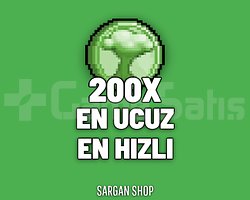 EN UCUZ - EN HIZLI - 200x Growtoken