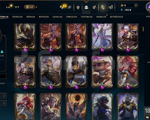 761 LVL + 627 KOSTÜM + 32 PRESTİJ +172 HERO+ MAİL!