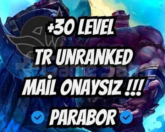 TR + UNRANKED + MAİL ONAYSIZ + HESAPLAR!
