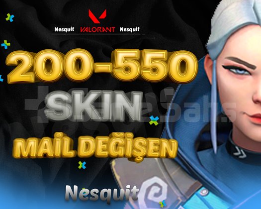 VIP | 200-550 SKİN | MAİL DEĞİŞEN | +7.000 SATIŞ