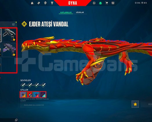 202 SEVİYE + 6 BIÇAK + 6 VANDAL + YAĞMACI / EJDER!