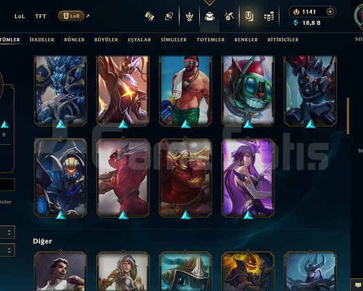 34 LVL + 66 KOSTÜM + 1.141 RP + MAİL + TEL!