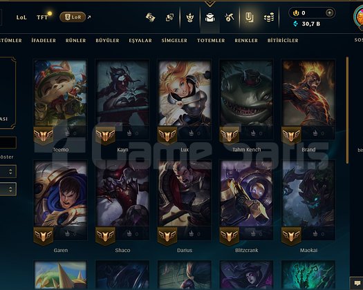 TR + 28 LVL + 1 KOSTÜM + UNRANKED + 30K ÖZ + TEL!