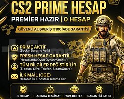 CS2 PRIME | İLK MAİL | 0 HESAP MAINLIK |