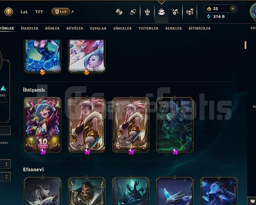 716 LVL + 328 KOSTÜM / KARA ALİSTAR / NADİR+ MAİL!