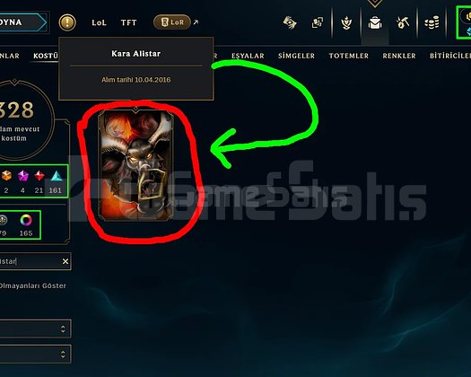 716 LVL + 328 KOSTÜM / KARA ALİSTAR / NADİR+ MAİL!