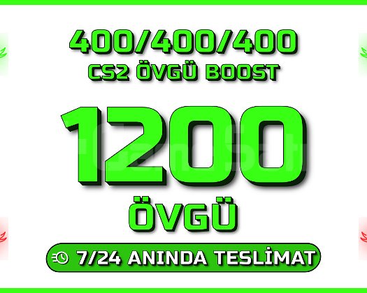 YEŞİL FAKTÖR ! CS2 1200 ÖVGÜ ! ANINDA TESLİM