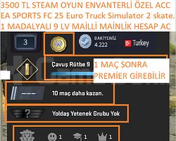 1 MADALYALI 9 LV EA SPORTS FC 25 Euro Truck Simula