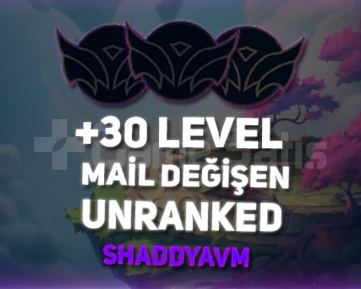 EUW + UNRANKED + 30 LVL + MAİL ONAYSIZ + HESAPLAR!