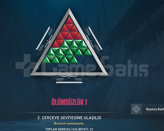 İmmortal 1 Bıçak Vandallı Yüksek mmr hesap.