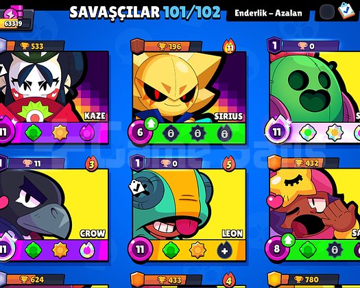 BRAWL STARS EFSANEVİ HESAP 2020 Lİ