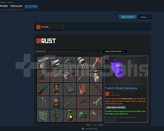 Rust Hesap BEDAVA FİYATINA Veriyorum İLK ALAN H.O
