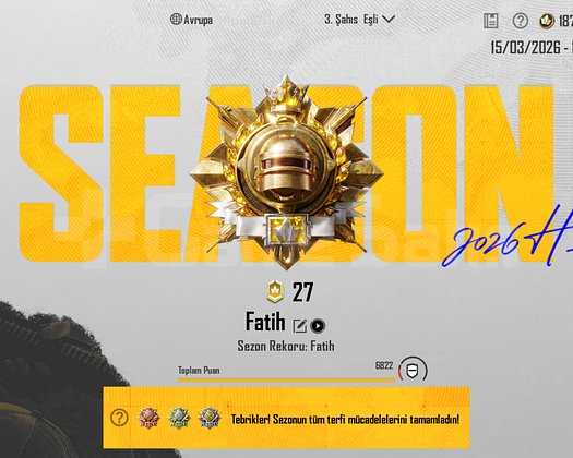 PUBG MOBİLE FATİHE KASILIR | QR İle