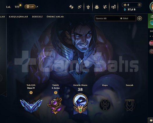 DIAMOND 4/GRANDMASTER-MASTER ELO/+30 LP-10 LP GAİN