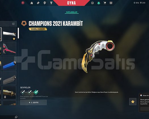 CHAMPIONS 2021 SET DOLU HESAP MAİNLİK