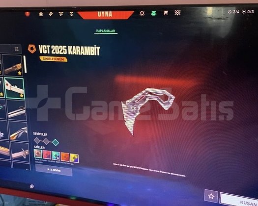 VCT KARAMBİTLİ MAIN HESAP SATILIK | 10 VANDAL