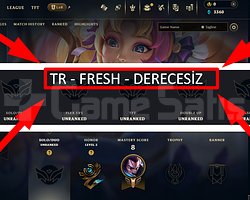 TR / 32 LVL + 2 SKİN + FRESH + FISTIK !!!!