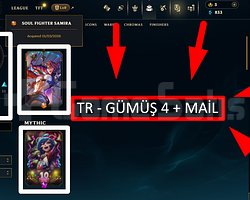 TR / 172 LVL + 41 SKİN + GÜMÜŞ 4 + FIRSAT !!!!