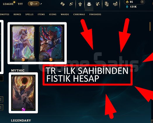 TR/ 383 LVL + 113 SKİN + İLK SAHİBİNDEN + FIRSAT !