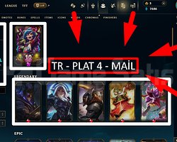 TR / 118 LVL + 54 SKİN + PLAT 4 + FISTIK !!!!
