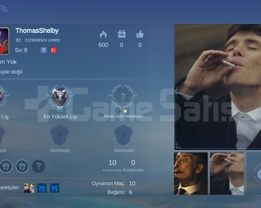 MLBB BAŞLANGIÇ HESAP