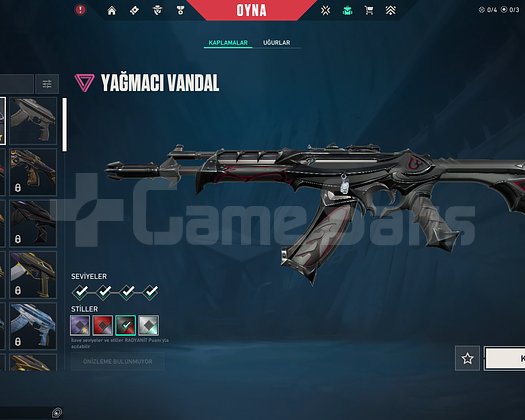 RANKED AÇIK SAYILIR YAĞMACI VANDALLI MAİNLİK HESAP