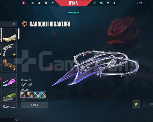 ZİFİRİ EVORİ SETLİ KARAÇALI BIÇAKLI FUL EDVANTER