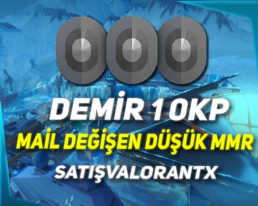 TR - DEMİR 1 0KP - MAİL DEĞİŞEN - ULTRA DÜŞÜK MMR!