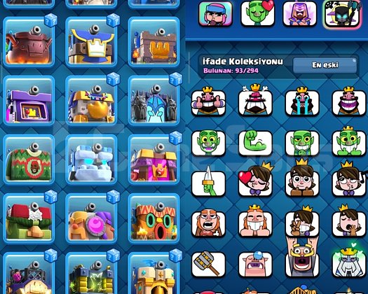 3 OYUN TEK HESAP | CR + COC + BS