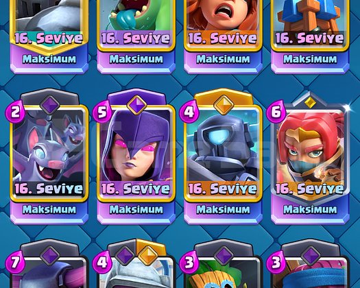 Clash royale hesabı