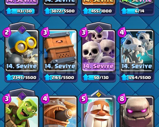 Clash royale hesabı