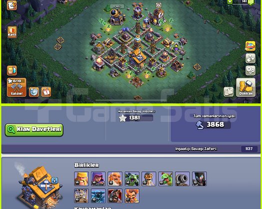 2 ARKAPLAN!! MAX SAVUNMA!! TH16 HESAP