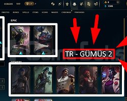 TR / 41 LVL + 9 SKİN + GÜMÜŞ 2 + EFSO !!
