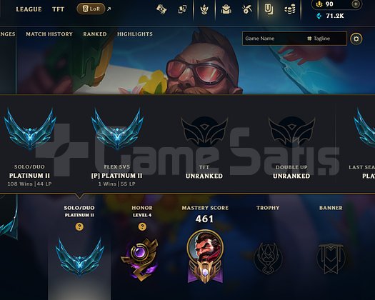 EUW / 335 LVL + 75 SKİN + PLAT 2 + EFSO+TEL !!