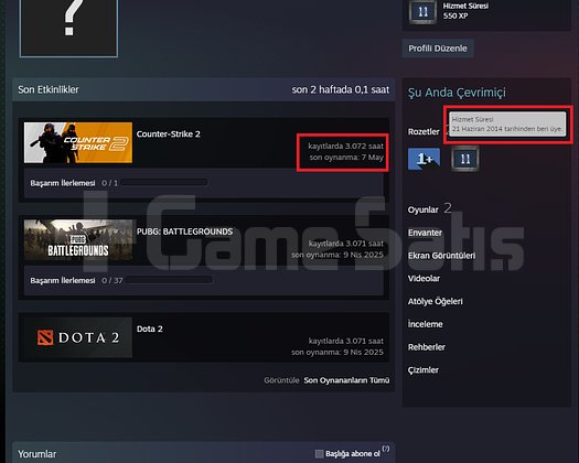 TR ANINDA TESLİM | PRİME | 3000 SAAT | FACEIT
