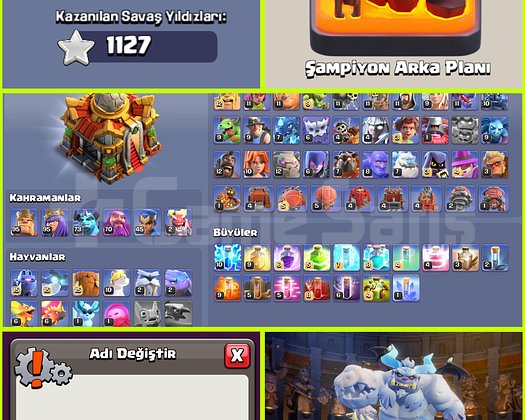 34 KOSTÜM!! 10 ARKAPLAN!! MAX + MAX TH16 HESAP
