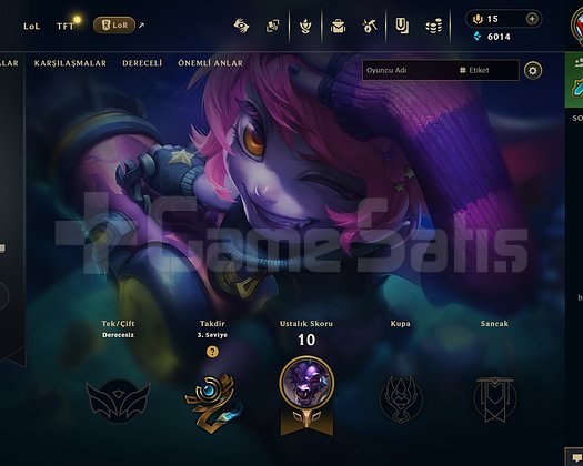 2011 AÇLIMLI - LVL 25 - 5 SKIN NADIR ALISTAR VAR