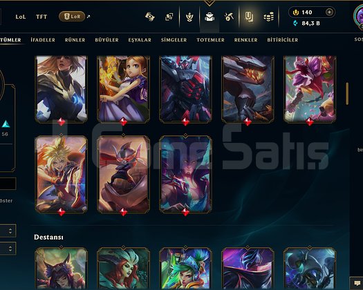 337 LVL + 105 KOSTÜM + 172 HERO + 84K ÖZ + MAİL!