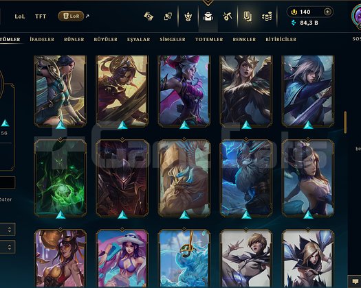 337 LVL + 105 KOSTÜM + 172 HERO + 84K ÖZ + MAİL!