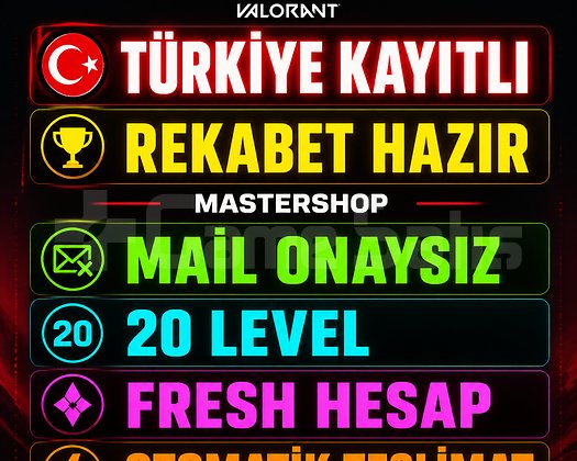 KAMPANYA  TR 20 LVL MAİL ONAYSIZ OTO TESLİMAT