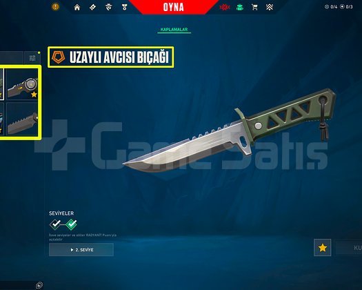 352 SEVİYE + BAYONET + 5 VANDAL / 4 BIÇAK + MAİL!